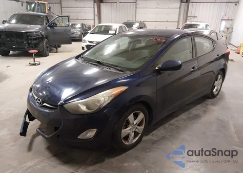 2013 Hyundai Elantra Gls from USA, damaged, VIN 5NPDH4AE2DH336768
